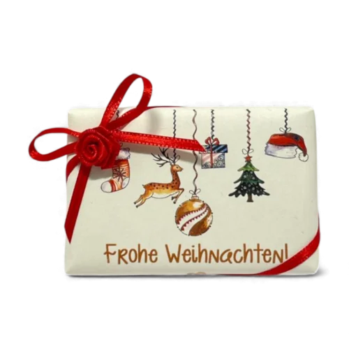 Pflanzenseife Frohe Weihnachten Mandarine Vanille