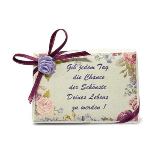 Pflanzenseife Gib jeden Tag die Chance der schönste Deines Lebens zu werden Pfingstrose