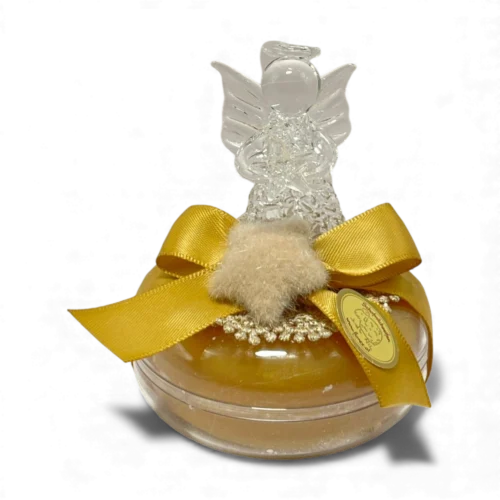 Schafmilchseife Zirbe in Dose mit Engel