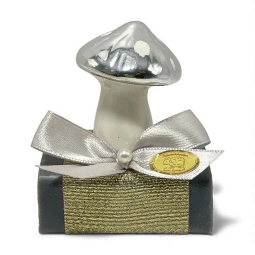 Schafmilchseife eckig Cistrose mit Glückspilz